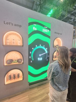 Amplify - Sage - Accountex London - table game top-down, score 2807 2026